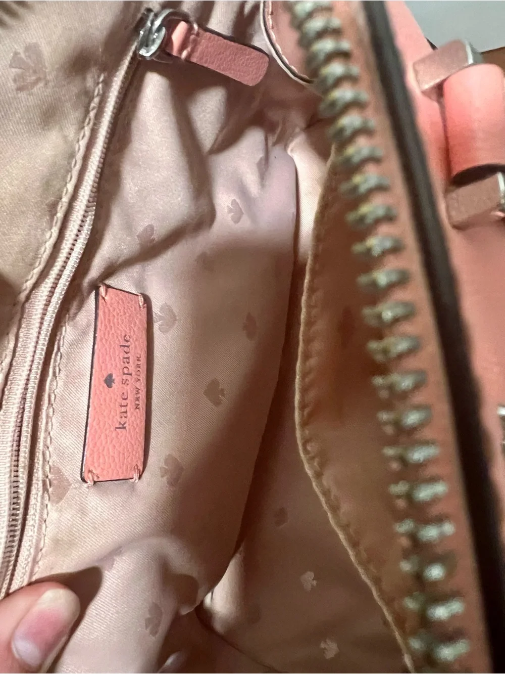 kate spade Pink Leather Dome Satchel